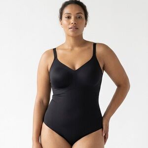 Honeylove Black LiftWear Cami Bodysuit Shapewear | Size 2X | NWT